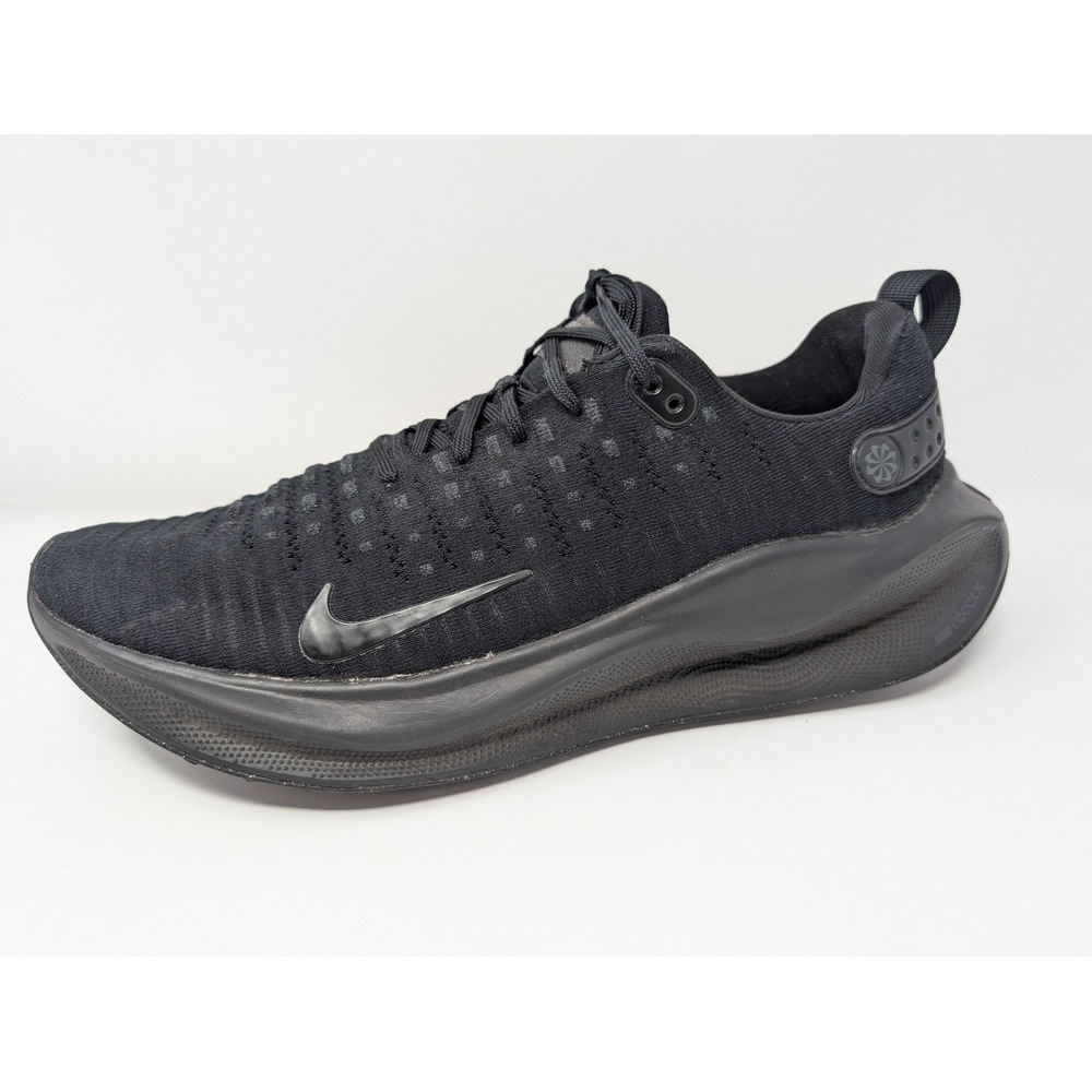 Nike InfinityRN 4 Triple Black Running Shoes DR2665-004 Mens 11.5 VERY NICE!